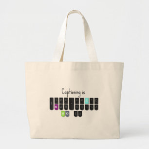 Captioning is Cool Steno Keyboard Bags