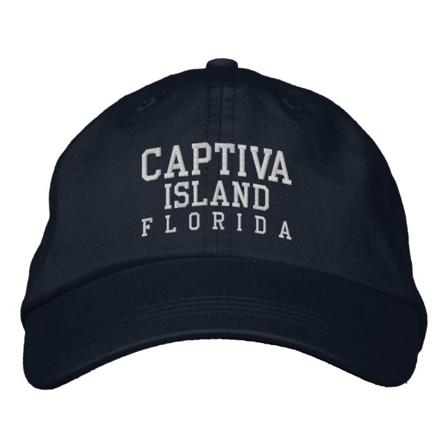 Captiva Island Florida Embroidered Baseball Hat (Front)