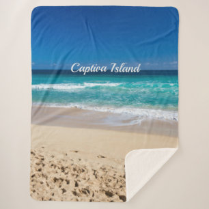 Captiva Island, Florida Sherpa Blanket