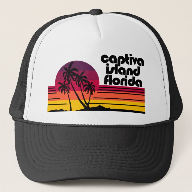 Captiva Island Florida Trucker Hat (Front)