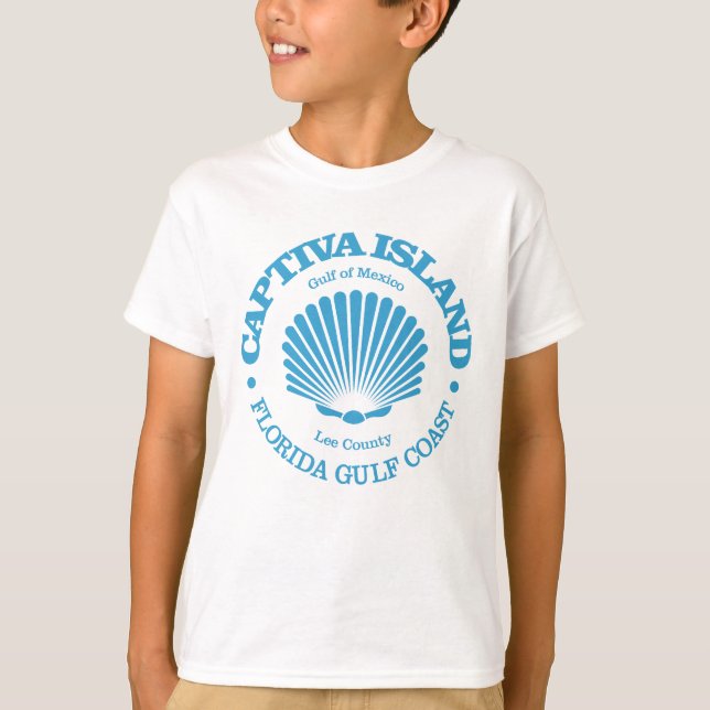Captiva Island (seashell) T-Shirt (Front)