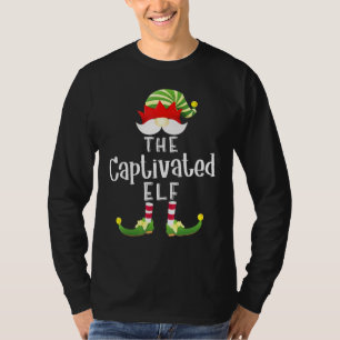 Captivated Elf Group Christmas Pajama Party T-Shirt