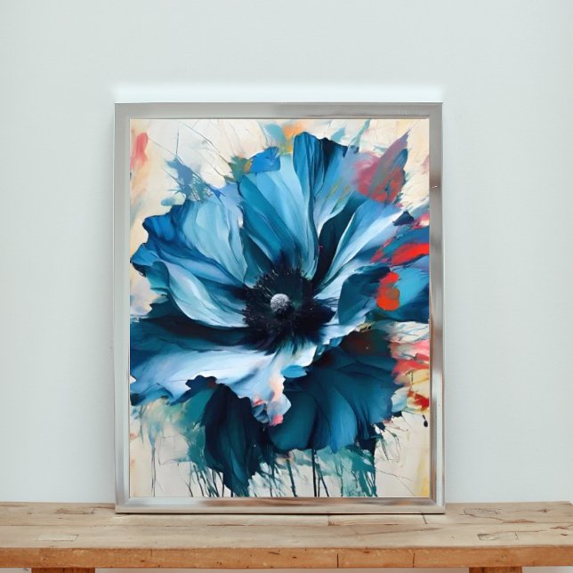  Captivating Azure Flower Photo Print (Creator Uploaded)