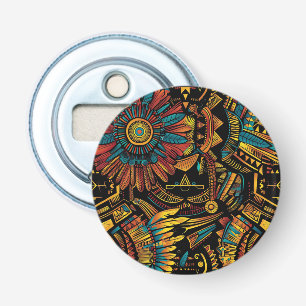 Captivating Blue "Aztec Dream" Elegance Bottle Ope Opener