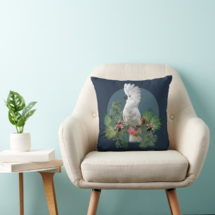 Captivating Cockatoo  Bird Cushion
