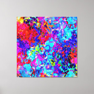 Captivating Colour Schemes of Abstract Pattern Canvas Print