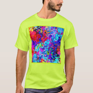 Captivating Colour Schemes of Abstract Pattern T-Shirt