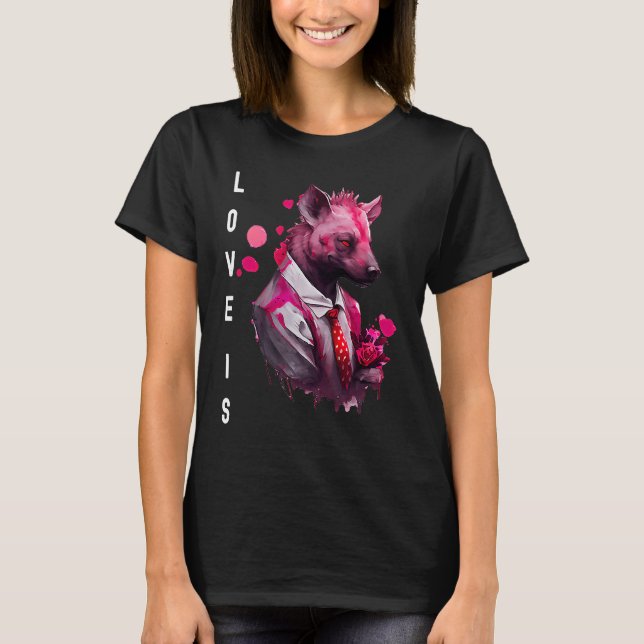 Captivating Love is With Heart Animal Valentine's  T-Shirt (Front)