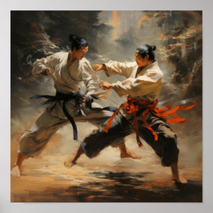Captivating Martial Arts Masterpiece - Empowering Poster
