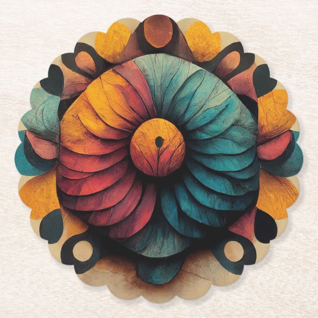 "captivating" paper coaster (Front)