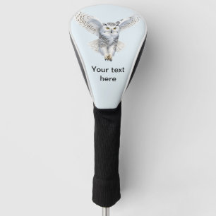 Captivating Snowy Owl Golf Head Cover