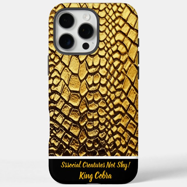 Captivating textures of golden snake skins Case-Mate iPhone case (Back)