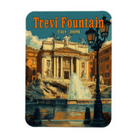 Captivating Trevi Fountain, Rome - Vintage
