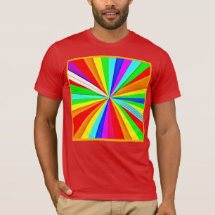 Captivating Vibrant Hues Colorful Pattern T-Shirt