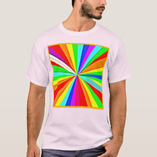 Captivating Vibrant Hues Colourful Pattern T-Shirt
