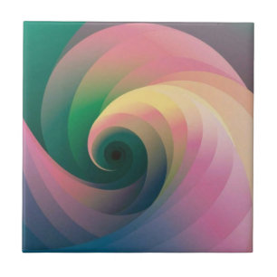 captivating whirlwind: Soft Colour Gradient Design Tile