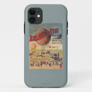 Captive Balloon Rides at a Exposition Poster iPhone 11 Case