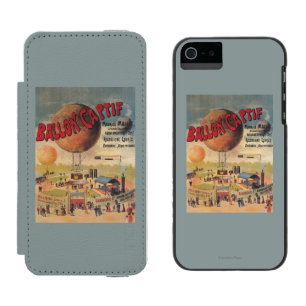 Captive Balloon Rides at a Exposition Poster Incipio Watson™ iPhone 5 Wallet Case