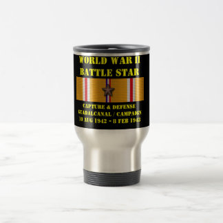 Capture And Defence Of Guadalcanal Campaign Travel Mug