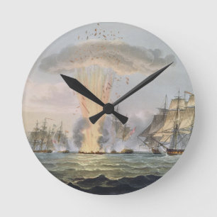 Capture and Destruction of Four Spanish Frigates, Round Clock