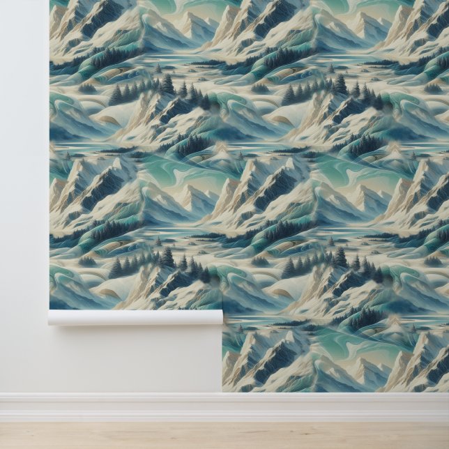 Capture Art Winter Scene & Snow and Ice Crystals Wallpaper (Application)