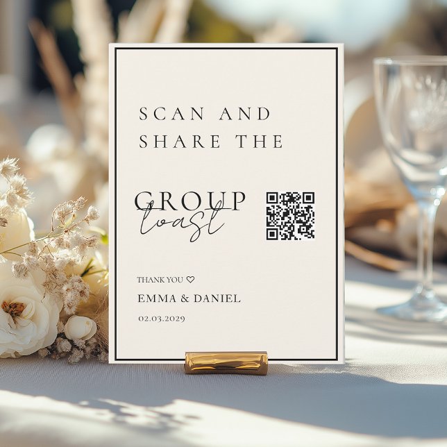 Capture Every Moment–Wedding QR Code Photo Sharing (Capture Every Moment–Wedding QR Code Photo Sharing. Personalized with your names, date and text.)