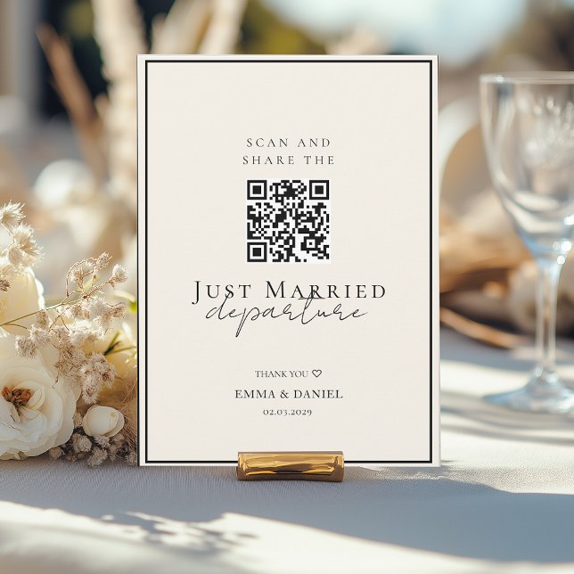 Capture Every Moment–Wedding QR Code Photo Sharing (Capture Every Moment–Wedding QR Code Photo Sharing. Personalized with your names, date and text.)