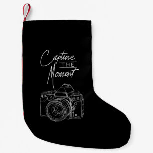 Capture  Moment Camera Photography Photographer. Small Christmas Stocking