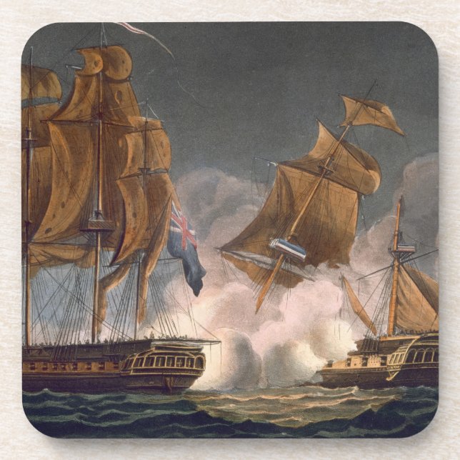Capture of La Tribune, June 8th 1796, engraved by Coaster (Front)