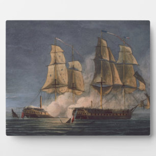 Capture of the Thetis by HMS Amethyst, 10th Novemb Plaque