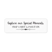 Capture our Moments Camera Labels