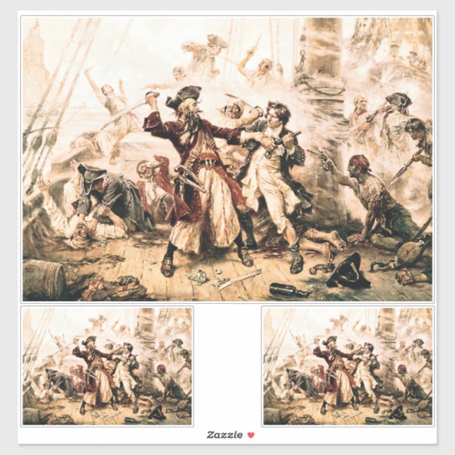 Capture, Pirate Blackbeard, Queen Anne's Revenge (Sheet)