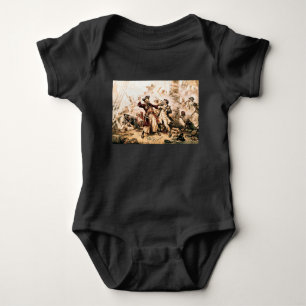 Capture, Pirate Blackbeard, Queen Anne's Revenge Baby Bodysuit