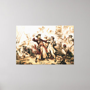 Capture, Pirate Blackbeard, Queen Anne's Revenge Canvas Print