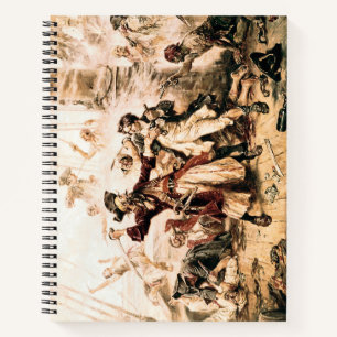 Capture, Pirate Blackbeard, Queen Anne's Revenge Notebook