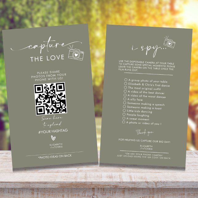 Capture The Love Photo I Spy Wedding Game Menu (Creator Uploaded)