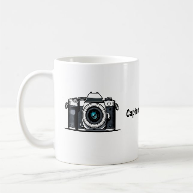 Capture the Moment – Camera Art Photography Mug (Left)