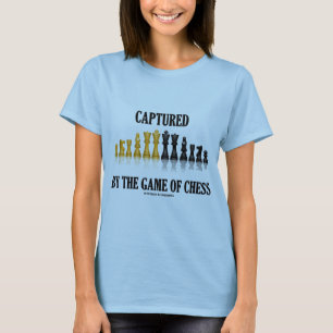 Captured By The Game Of Chess (Reflective Chess) T-Shirt