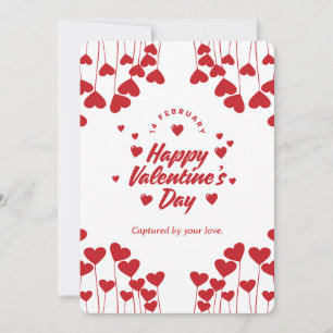 "Captured by Your Love" – Elegant Modern Valentine Invitation