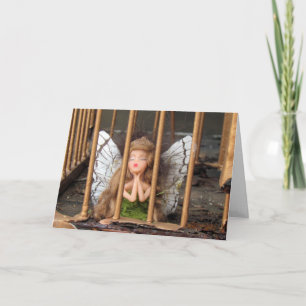 Captured Fairy Greeting Card