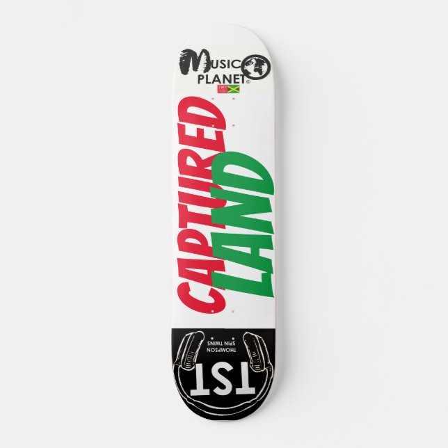 CAPTURED LAND  / TST Skateboard (Front)