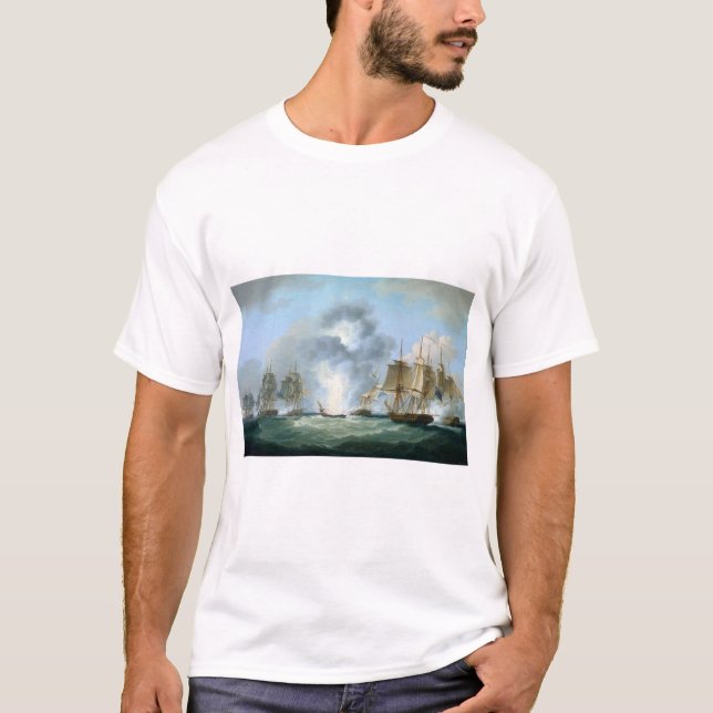 Capturing Spanish treasure ships 1804 T-Shirt (Front)