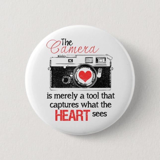 Capturing the Heart 6 Cm Round Badge (Front)