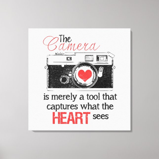 Capturing the Heart Canvas Print (Front)