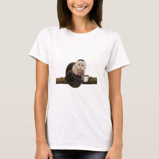 Capuchin Cappuccino  Monkey Coffee23 T-Shirt