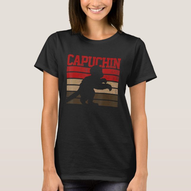 Capuchin Monkey Vintage T-Shirt (Front)