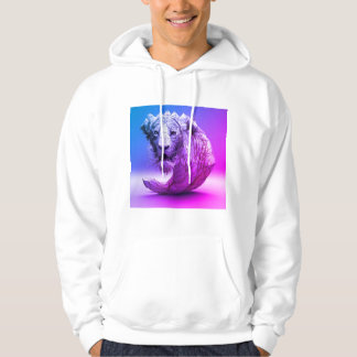 Capuchon Wirth lion design for men Hoodie