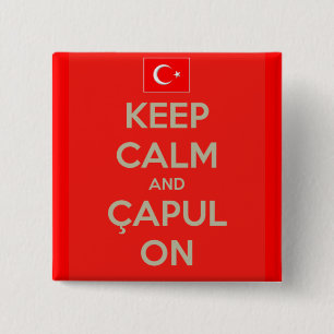 Capulcu Button - Keep Calm and Capul On