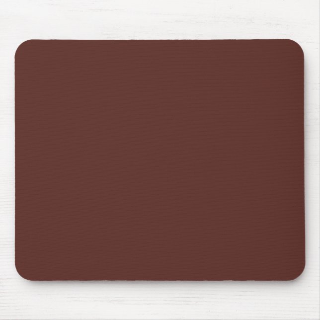 Caput mortuum (solid colour)  mouse pad (Front)