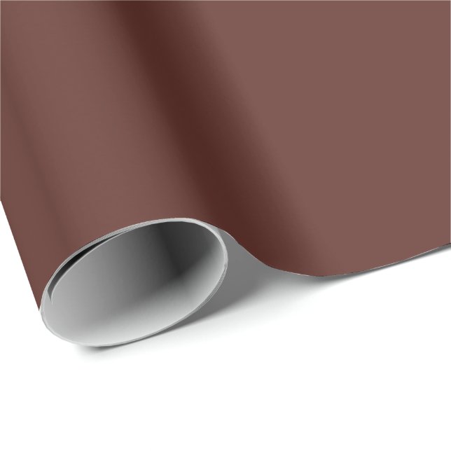 Caput mortuum (solid colour)  wrapping paper (Roll Corner)